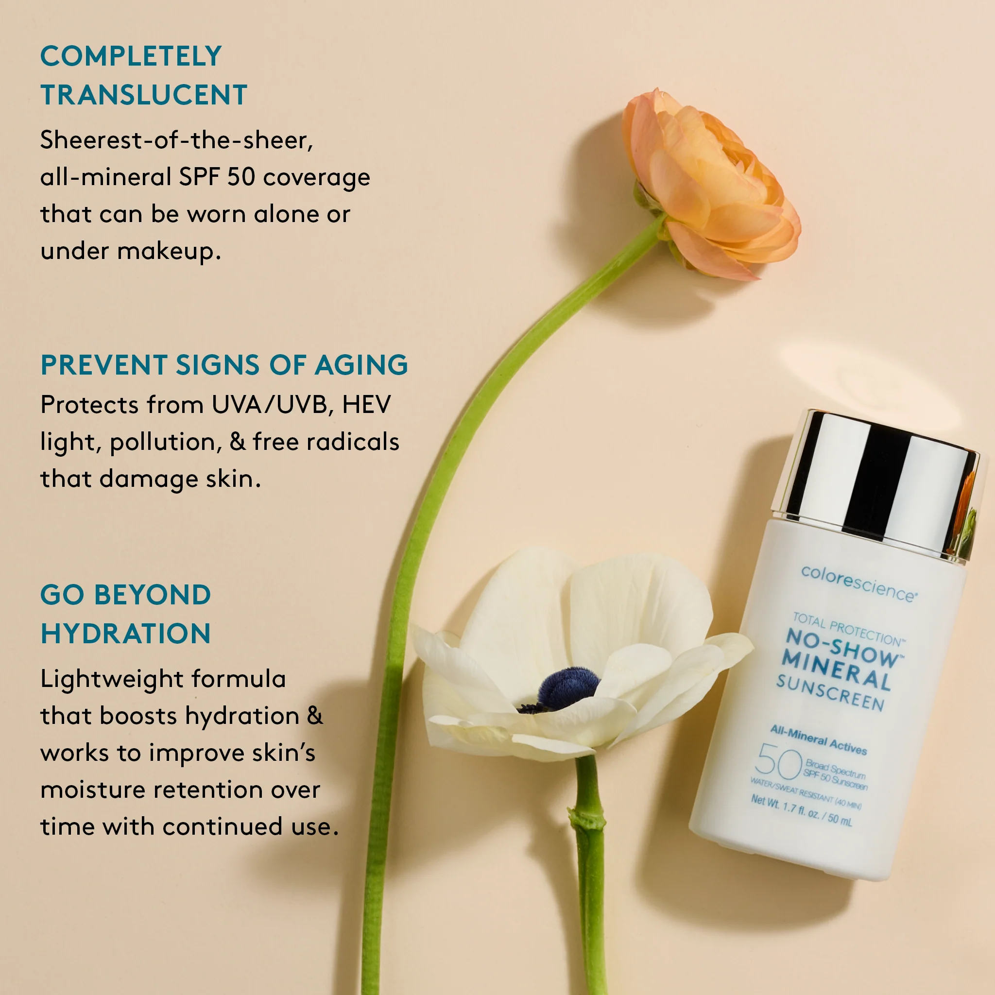 Total Protection® No-Show™ Mineral Sunscreen SPF 50 - Image 8